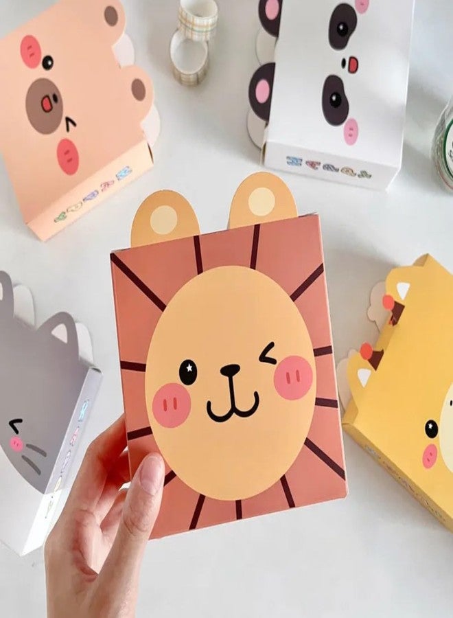 VRB Dec مجموعة علب هدايا VRB Dec مكونة من 20 قطعة للتغليف/علب هدايا للتقديم، علب هدايا فارغة، علب هدايا للتقديم، هدايا للإرجاع، شوكولاتة، فواكه مجففة، هدايا زفاف ومناسبات دينية. (تشكيلة علب بنقوش حيوانية) - Image 3